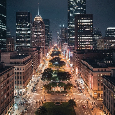 Visual representation of an integrated marketing strategy with various channels working together, no text, no words, no typography, clean image