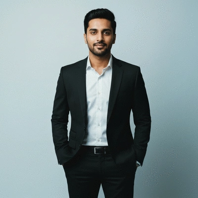 Person planning social media content on a tablet with various social media app icons